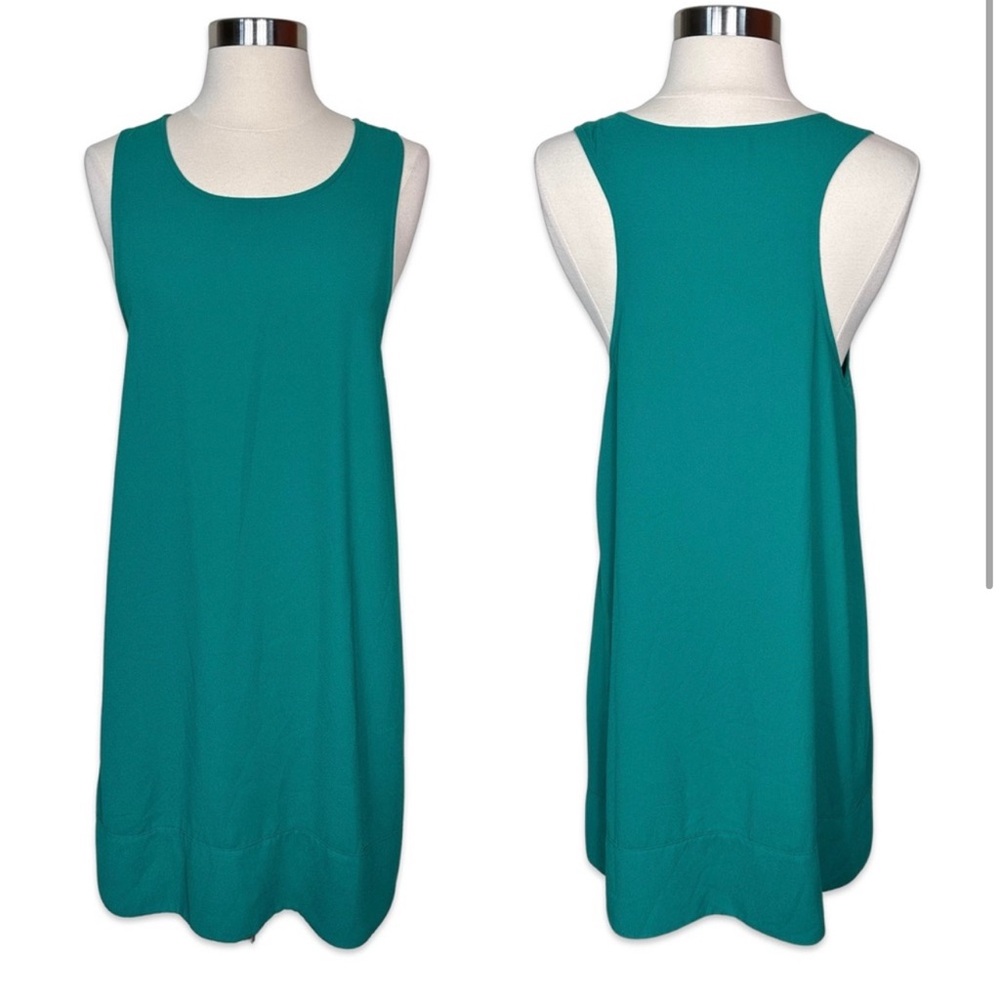 2–Leith Sleeveless Scoop Neck
Mini Shift Style Casual Dresses size Large
